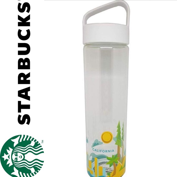 starbucks water glass